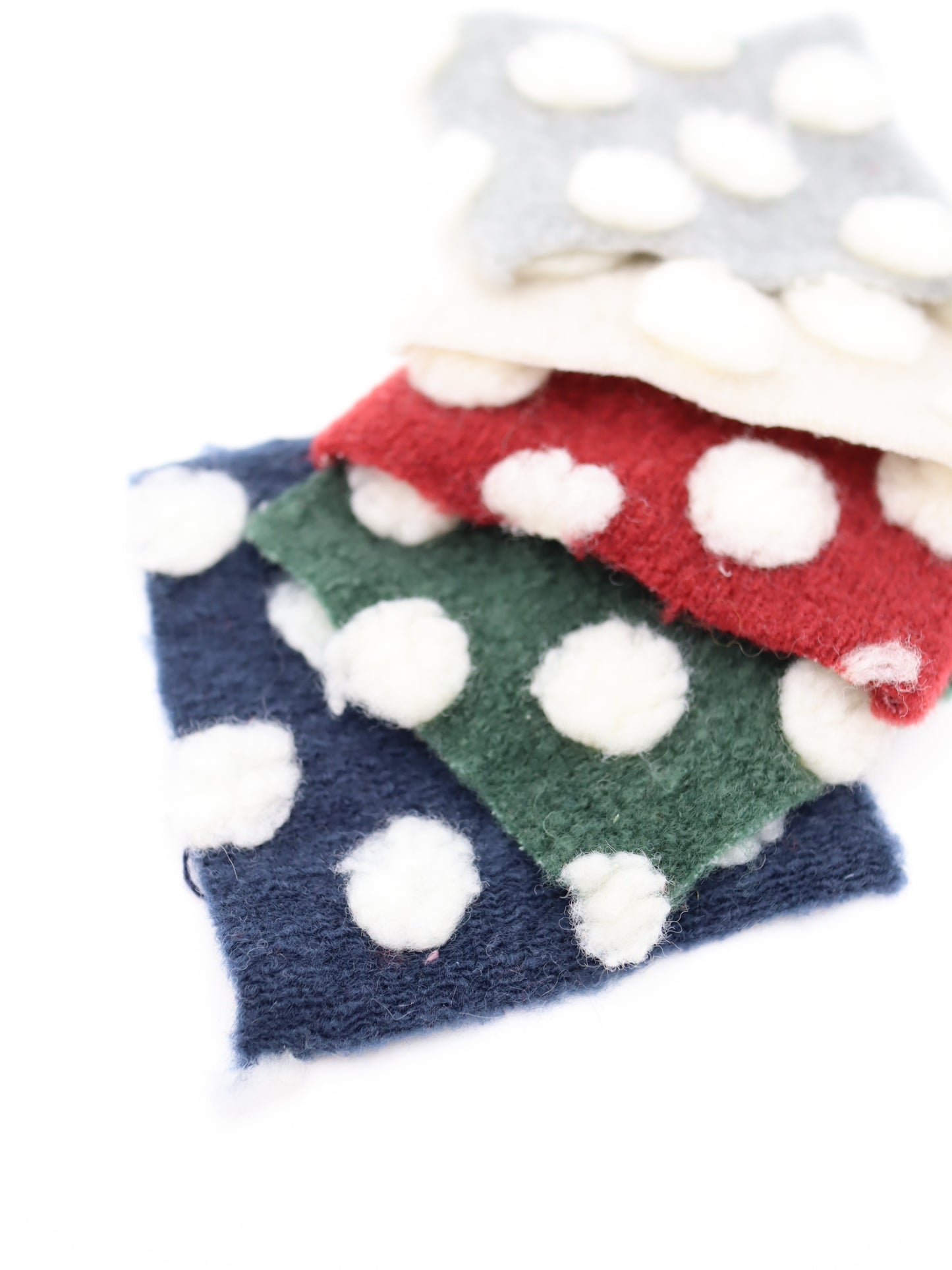 【25AW-038】ほわほわポコポコ付き起毛ニット　/0.5ｙあたり=～1690円