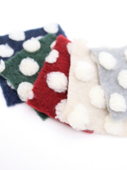 【25AW-038】ほわほわポコポコ付き起毛ニット　/0.5ｙあたり=～1690円