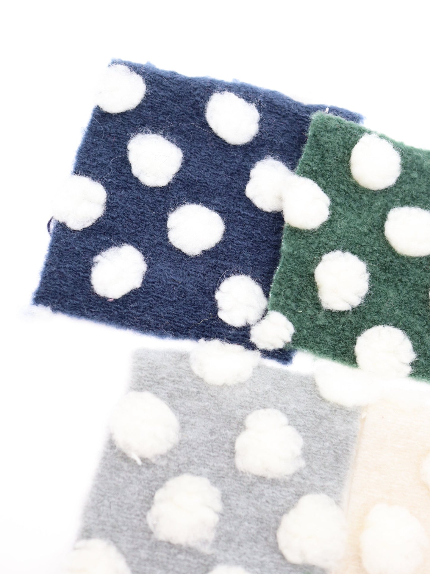 【25AW-038】ほわほわポコポコ付き起毛ニット　/0.5ｙあたり=～1690円