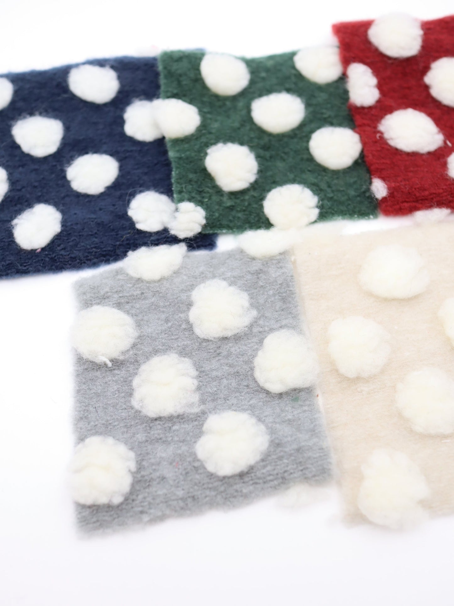 【25AW-038】ほわほわポコポコ付き起毛ニット　/0.5ｙあたり=～1690円