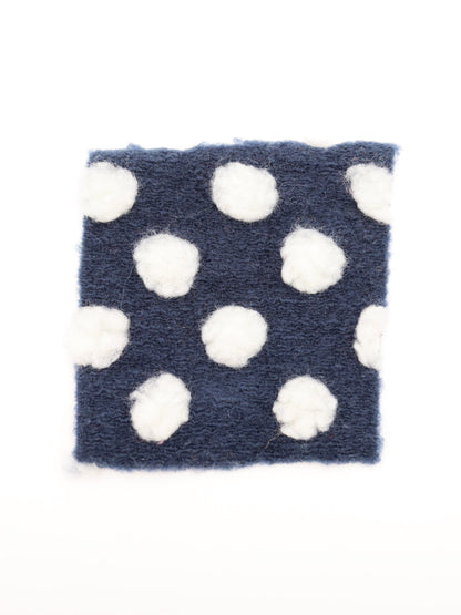 【25AW-038】ほわほわポコポコ付き起毛ニット　/0.5ｙあたり=～1690円