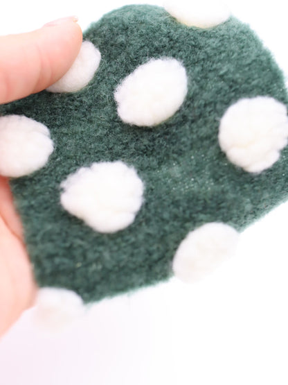 【25AW-038】ほわほわポコポコ付き起毛ニット　/0.5ｙあたり=～1690円