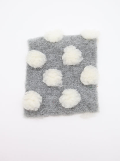 【25AW-038】ほわほわポコポコ付き起毛ニット　/0.5ｙあたり=～1690円