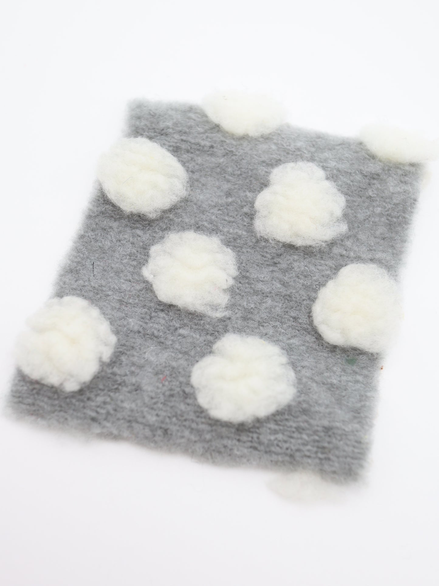 【25AW-038】ほわほわポコポコ付き起毛ニット　/0.5ｙあたり=～1690円