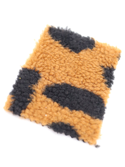 【25AW-033】ぶち＆ヒョウ柄ボアニット　/0.5ｙあたり=～1075円