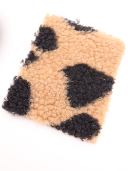 【25AW-033】ぶち＆ヒョウ柄ボアニット　/0.5ｙあたり=～1075円