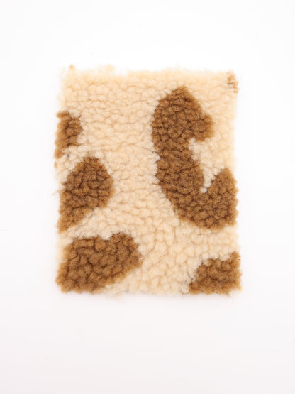 【25AW-033】ぶち＆ヒョウ柄ボアニット　/0.5ｙあたり=～1075円