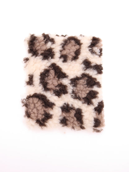 【25AW-033】ぶち＆ヒョウ柄ボアニット　/0.5ｙあたり=～1075円