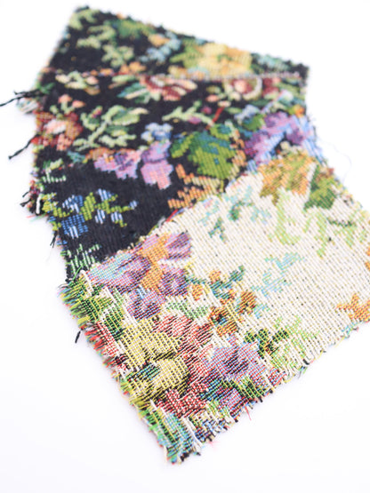 【25AW-044】フラワー柄ゴブラン　/0.5ｙあたり=～1045円