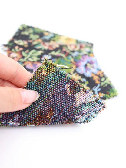 【25AW-044】フラワー柄ゴブラン　/0.5ｙあたり=～1045円