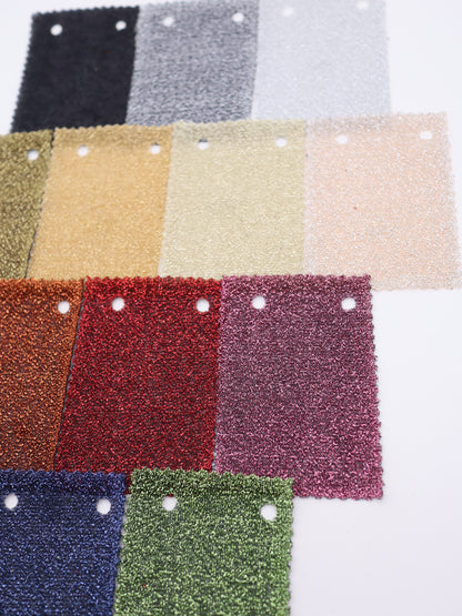 高ストレッチ！キラキララメシアー天竺ニット｜【生地幅】約144センチ 【混率】ナイロン50％ポリエステル50％｜ドッグウエア・KIDSウエア・衣装・ドレス・雑貨向き｜26AW-265