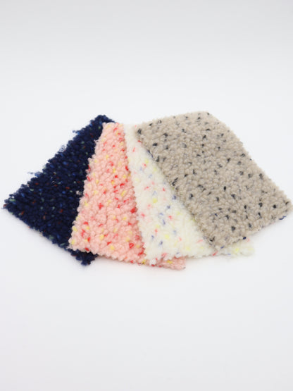 【25AW-030】カラフルつぶつぶボアニット　/0.5ｙあたり=～975円