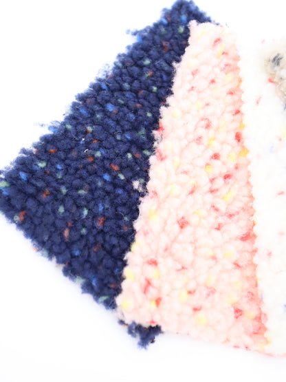 【25AW-030】カラフルつぶつぶボアニット　/0.5ｙあたり=～975円