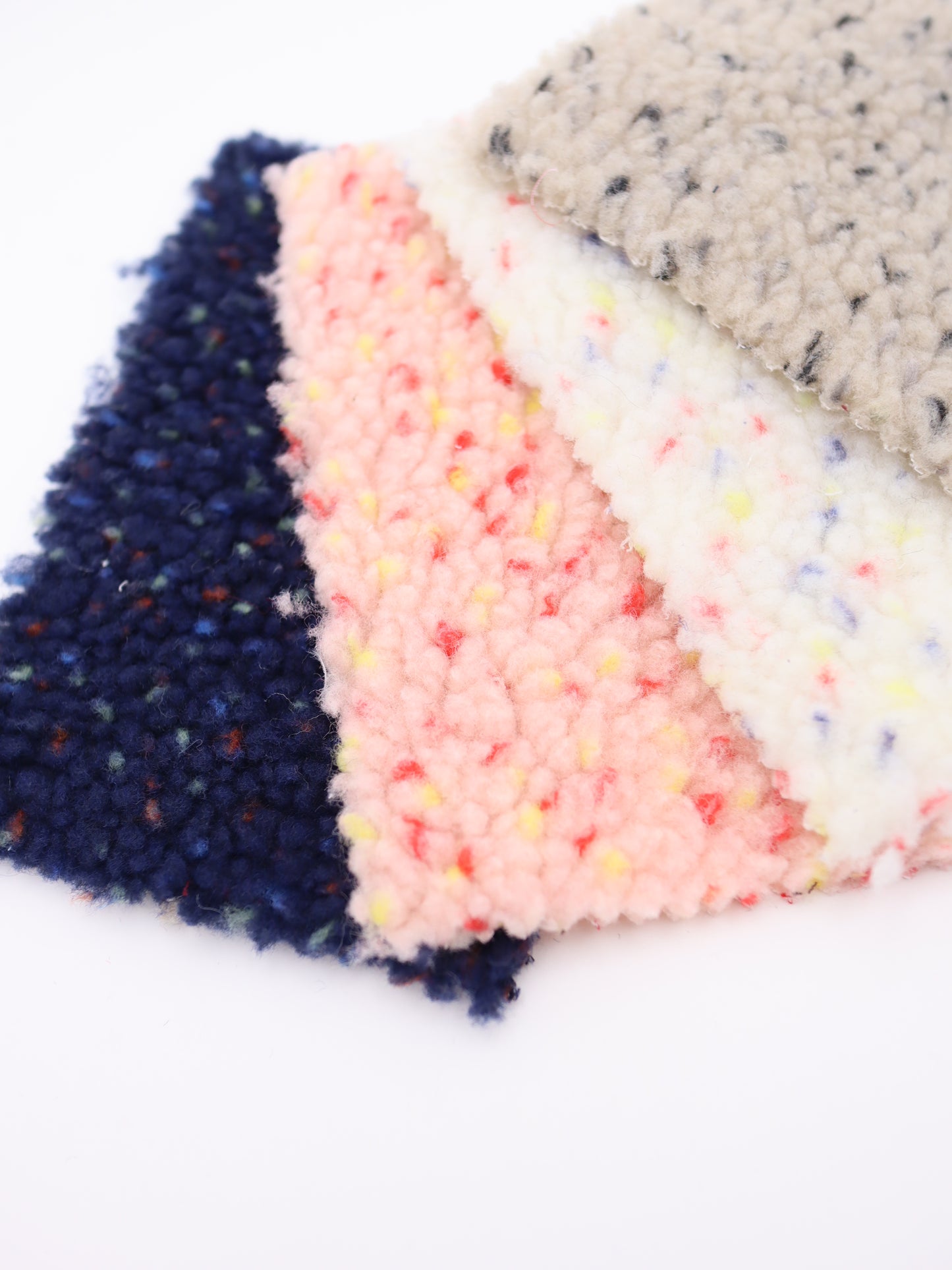 【25AW-030】カラフルつぶつぶボアニット　/0.5ｙあたり=～975円