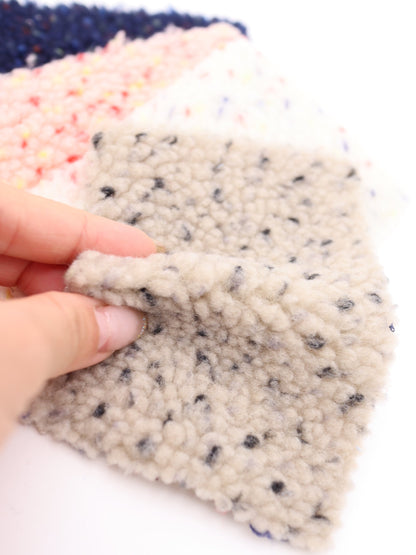 【25AW-030】カラフルつぶつぶボアニット　/0.5ｙあたり=～975円