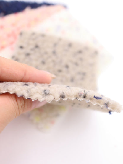 【25AW-030】カラフルつぶつぶボアニット　/0.5ｙあたり=～975円