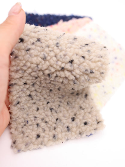 【25AW-030】カラフルつぶつぶボアニット　/0.5ｙあたり=～975円