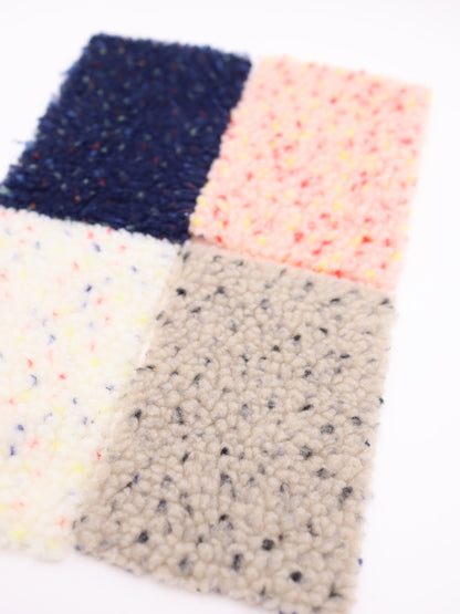 【25AW-030】カラフルつぶつぶボアニット　/0.5ｙあたり=～975円