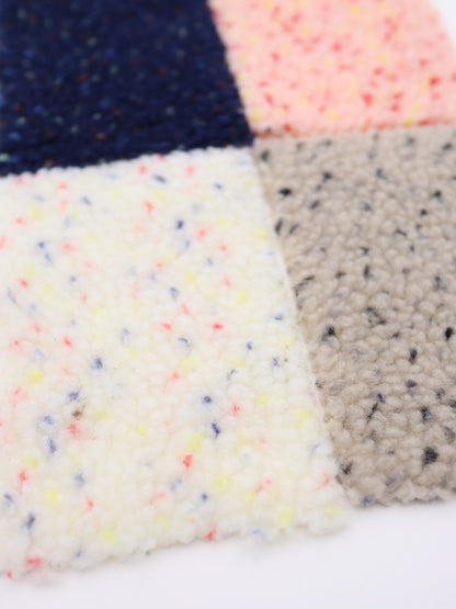 【25AW-030】カラフルつぶつぶボアニット　/0.5ｙあたり=～975円