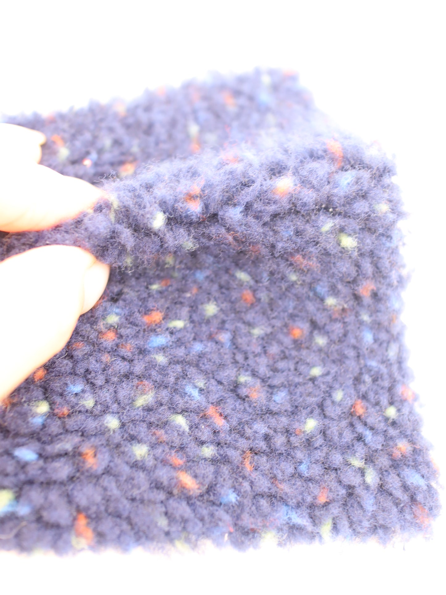 【25AW-030】カラフルつぶつぶボアニット　/0.5ｙあたり=～975円