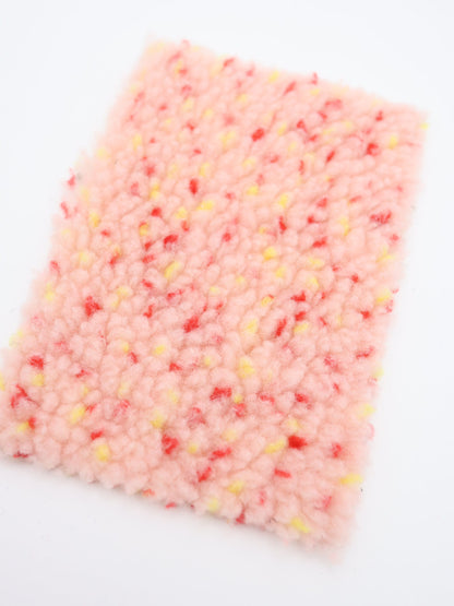 【25AW-030】カラフルつぶつぶボアニット　/0.5ｙあたり=～975円