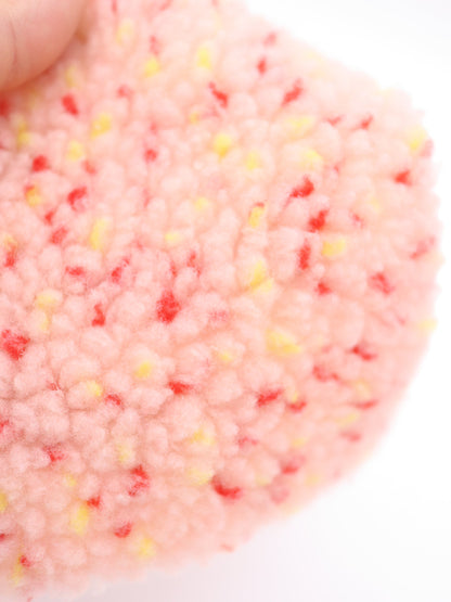 【25AW-030】カラフルつぶつぶボアニット　/0.5ｙあたり=～975円