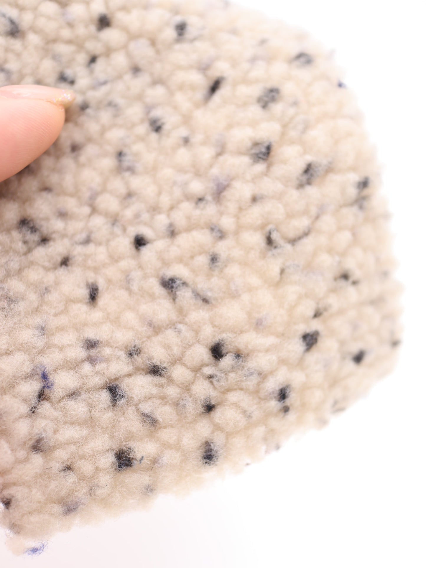 【25AW-030】カラフルつぶつぶボアニット　/0.5ｙあたり=～975円