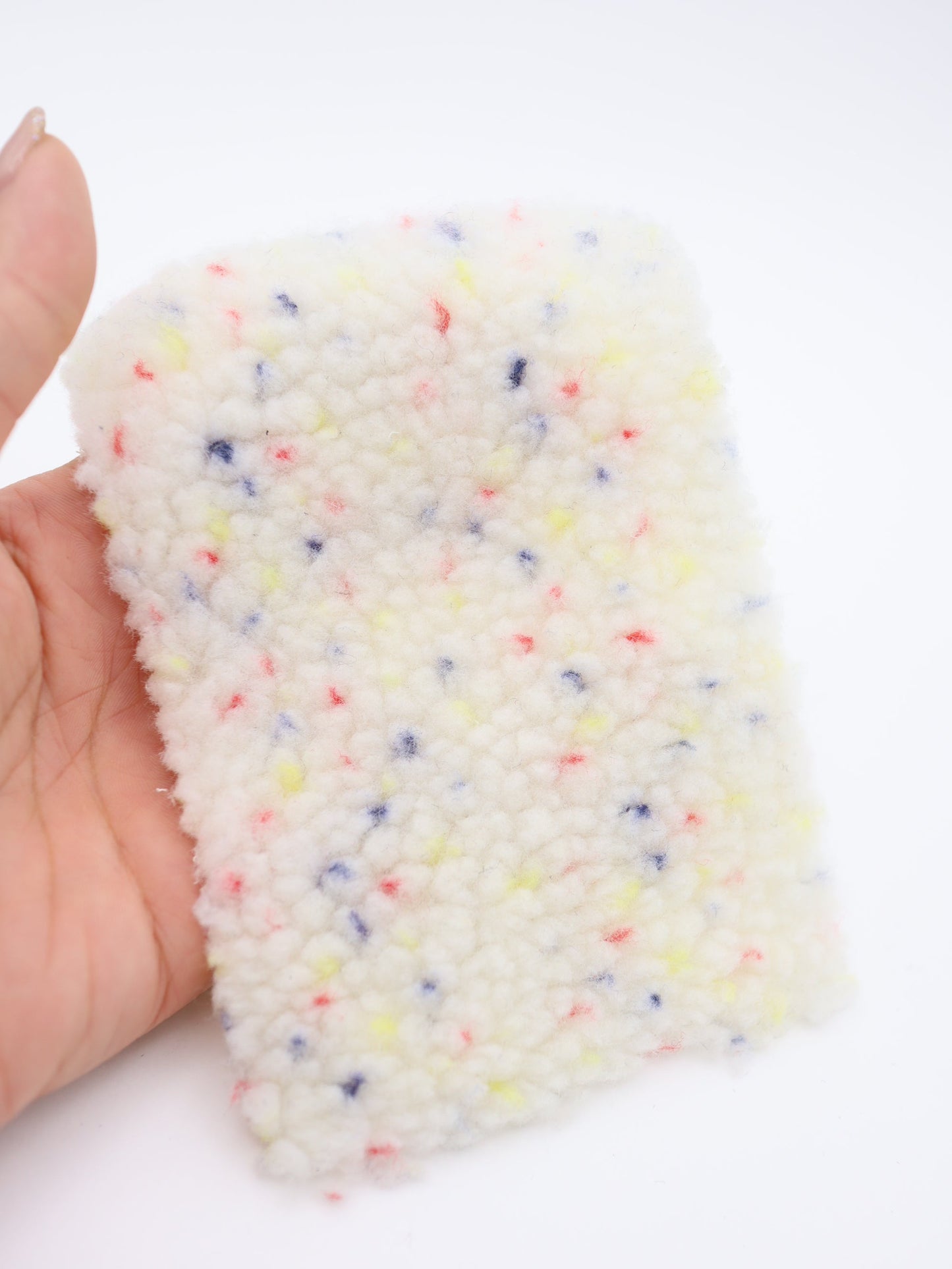 【25AW-030】カラフルつぶつぶボアニット　/0.5ｙあたり=～975円