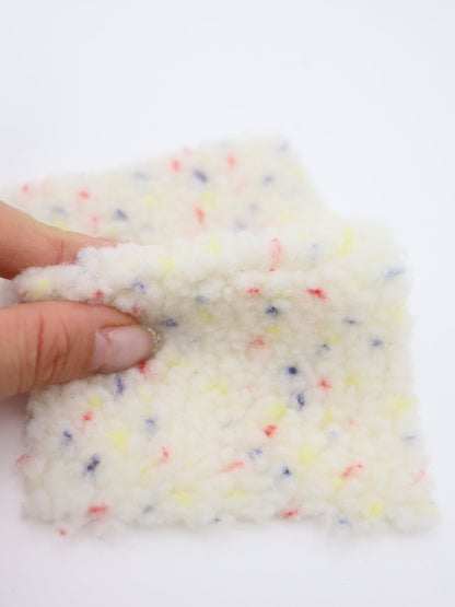 【25AW-030】カラフルつぶつぶボアニット　/0.5ｙあたり=～975円