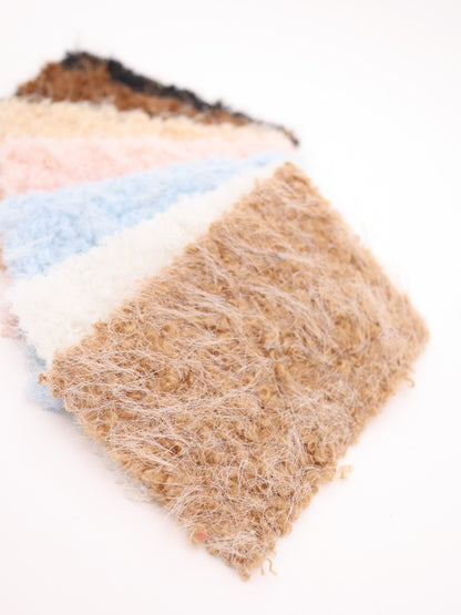 【25AW-034】ふわふわシャギーループニット　/0.5ｙあたり=～975円