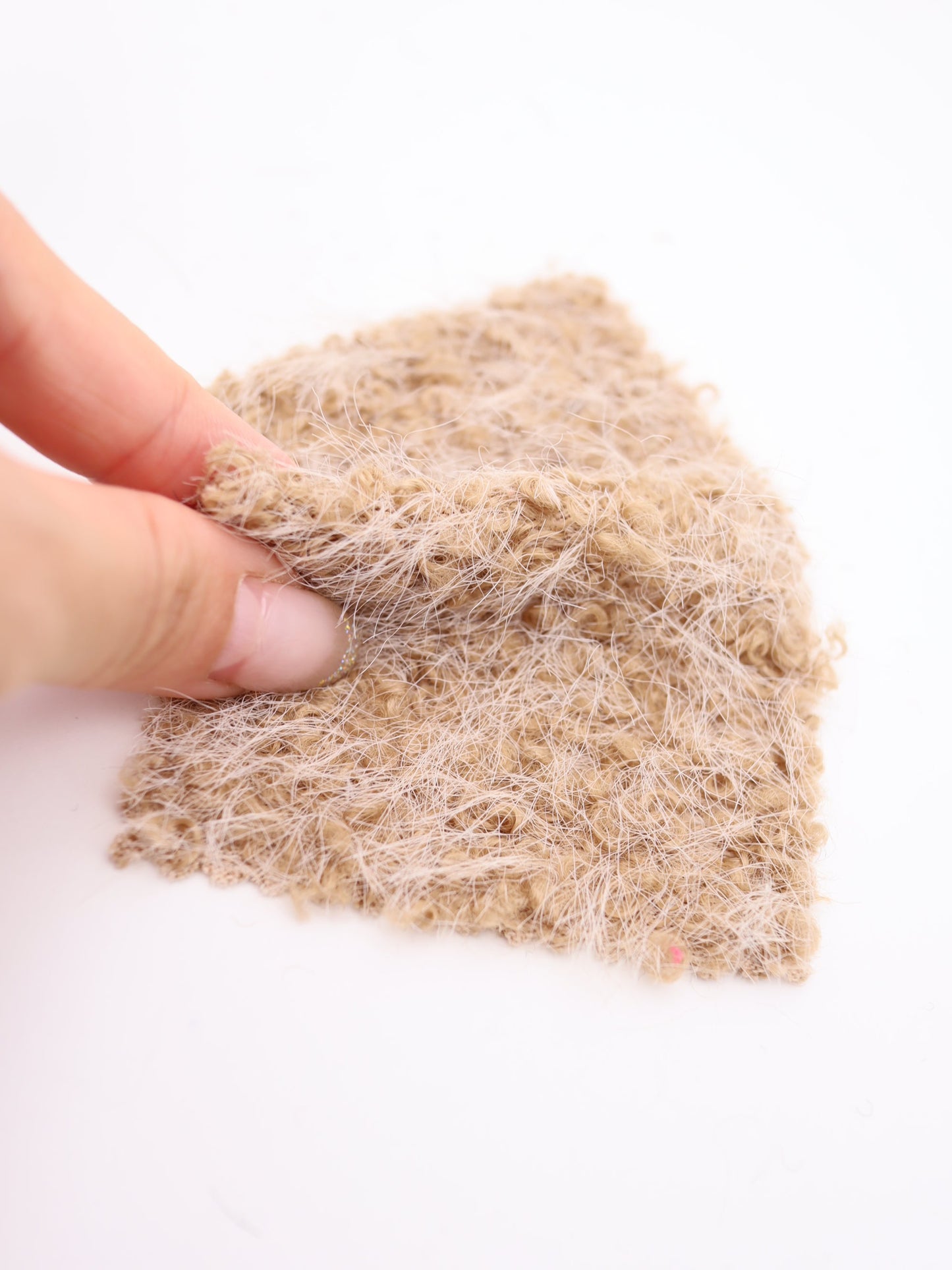 【25AW-034】ふわふわシャギーループニット　/0.5ｙあたり=～975円