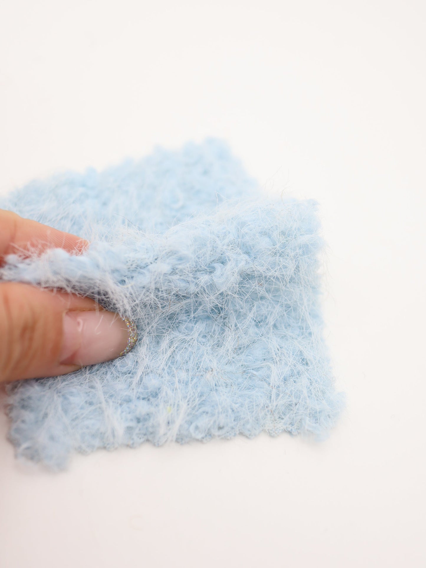 【25AW-034】ふわふわシャギーループニット　/0.5ｙあたり=～975円