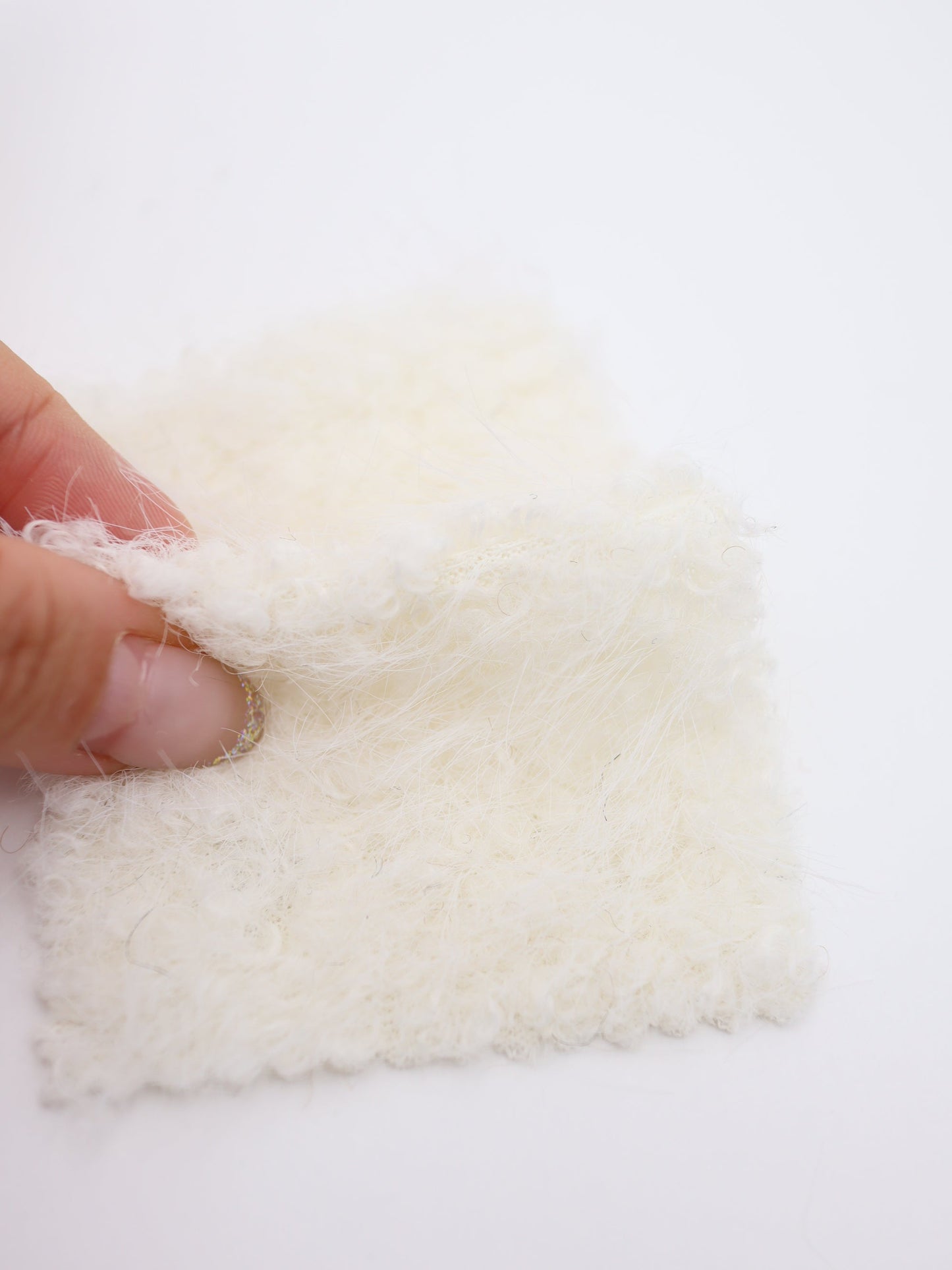 【25AW-034】ふわふわシャギーループニット　/0.5ｙあたり=～975円