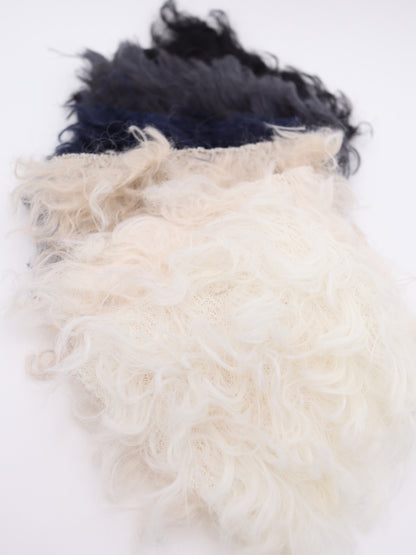 【25AW-037】ふっさふさ超ロングシャギーニット　/0.5ｙあたり=～1325円