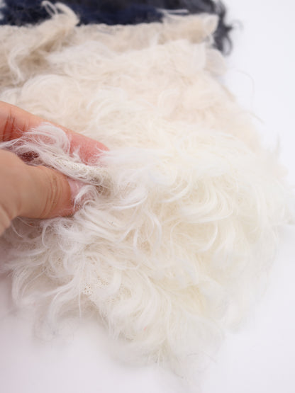 【25AW-037】ふっさふさ超ロングシャギーニット　/0.5ｙあたり=～1325円