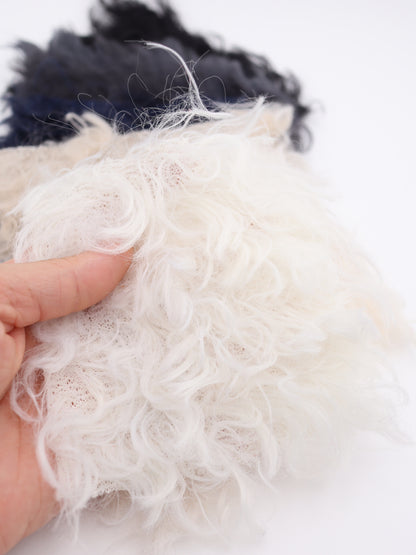 【25AW-037】ふっさふさ超ロングシャギーニット　/0.5ｙあたり=～1325円