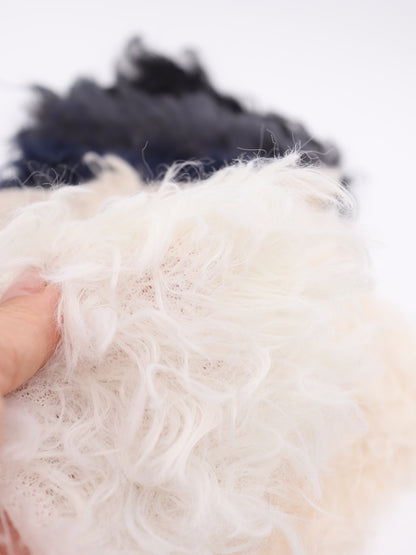 【25AW-037】ふっさふさ超ロングシャギーニット　/0.5ｙあたり=～1325円