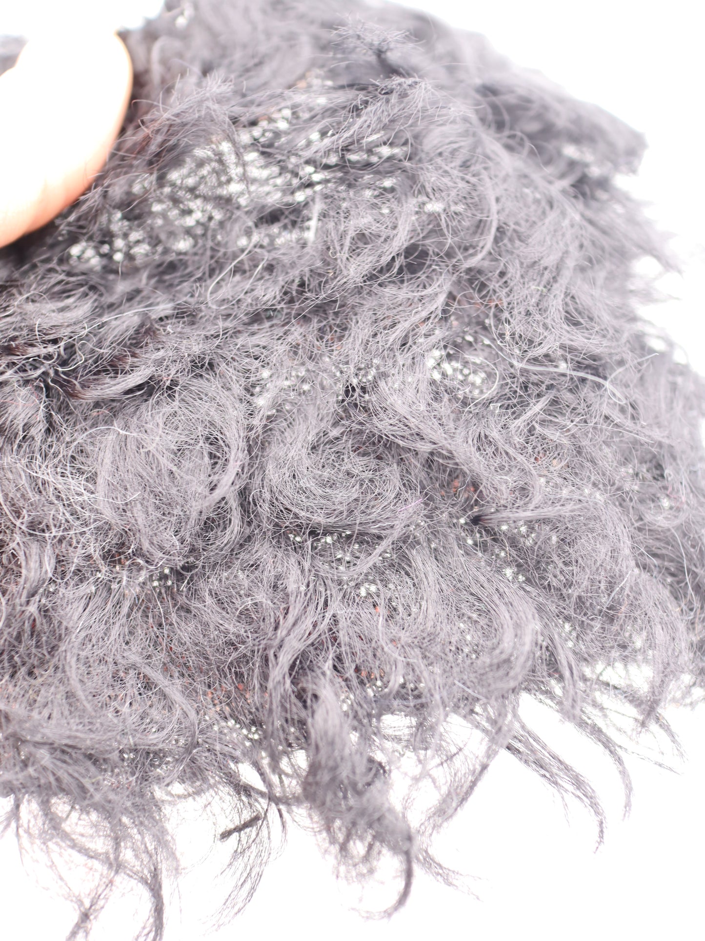 【25AW-037】ふっさふさ超ロングシャギーニット　/0.5ｙあたり=～1325円