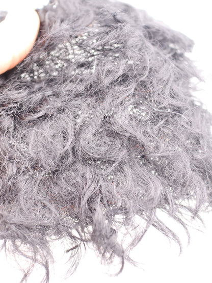 【25AW-037】ふっさふさ超ロングシャギーニット　/0.5ｙあたり=～1325円