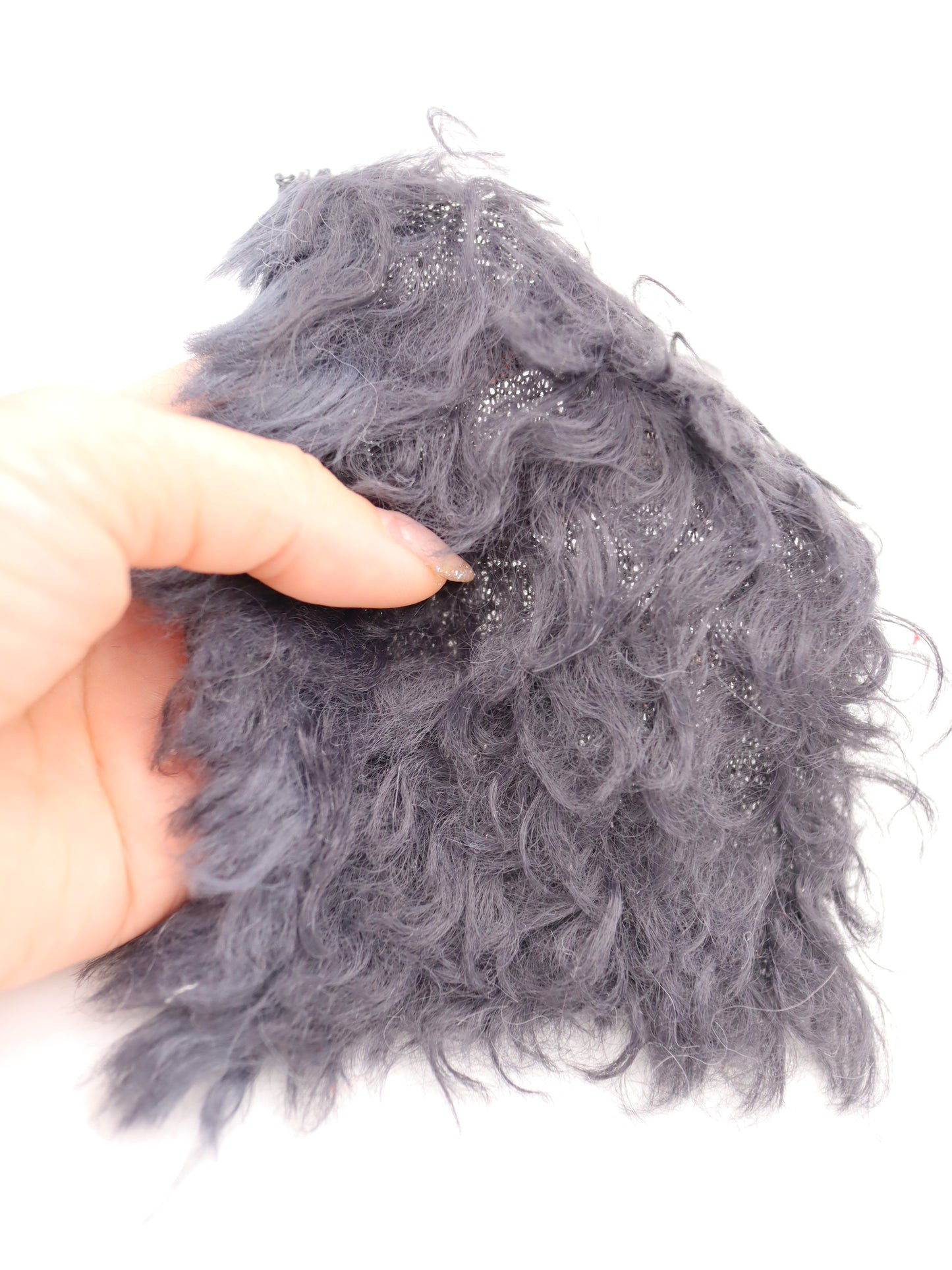 【25AW-037】ふっさふさ超ロングシャギーニット　/0.5ｙあたり=～1325円