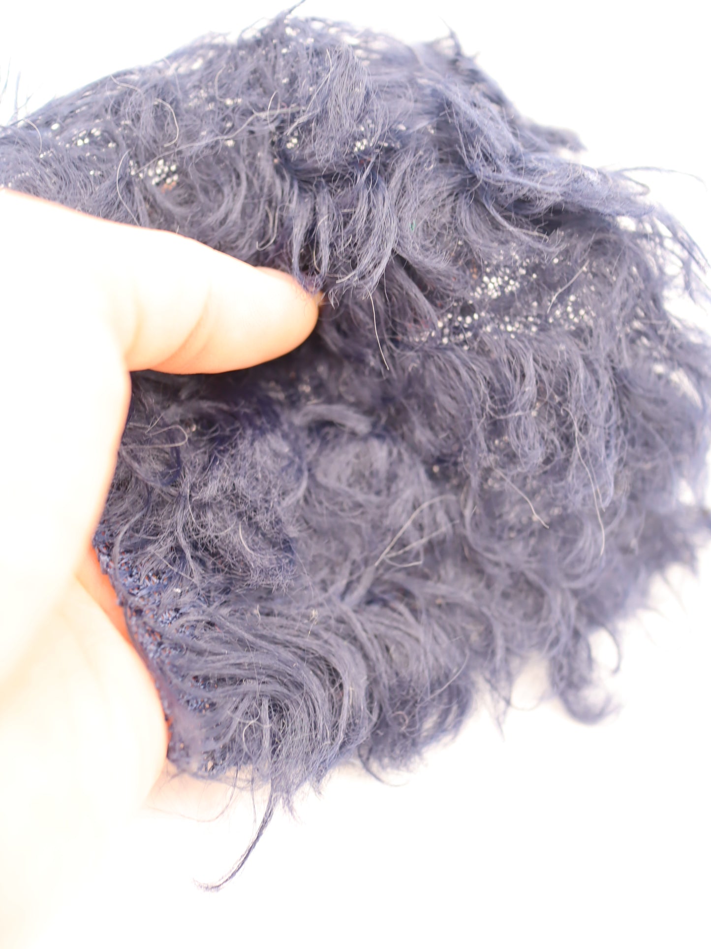 【25AW-037】ふっさふさ超ロングシャギーニット　/0.5ｙあたり=～1325円