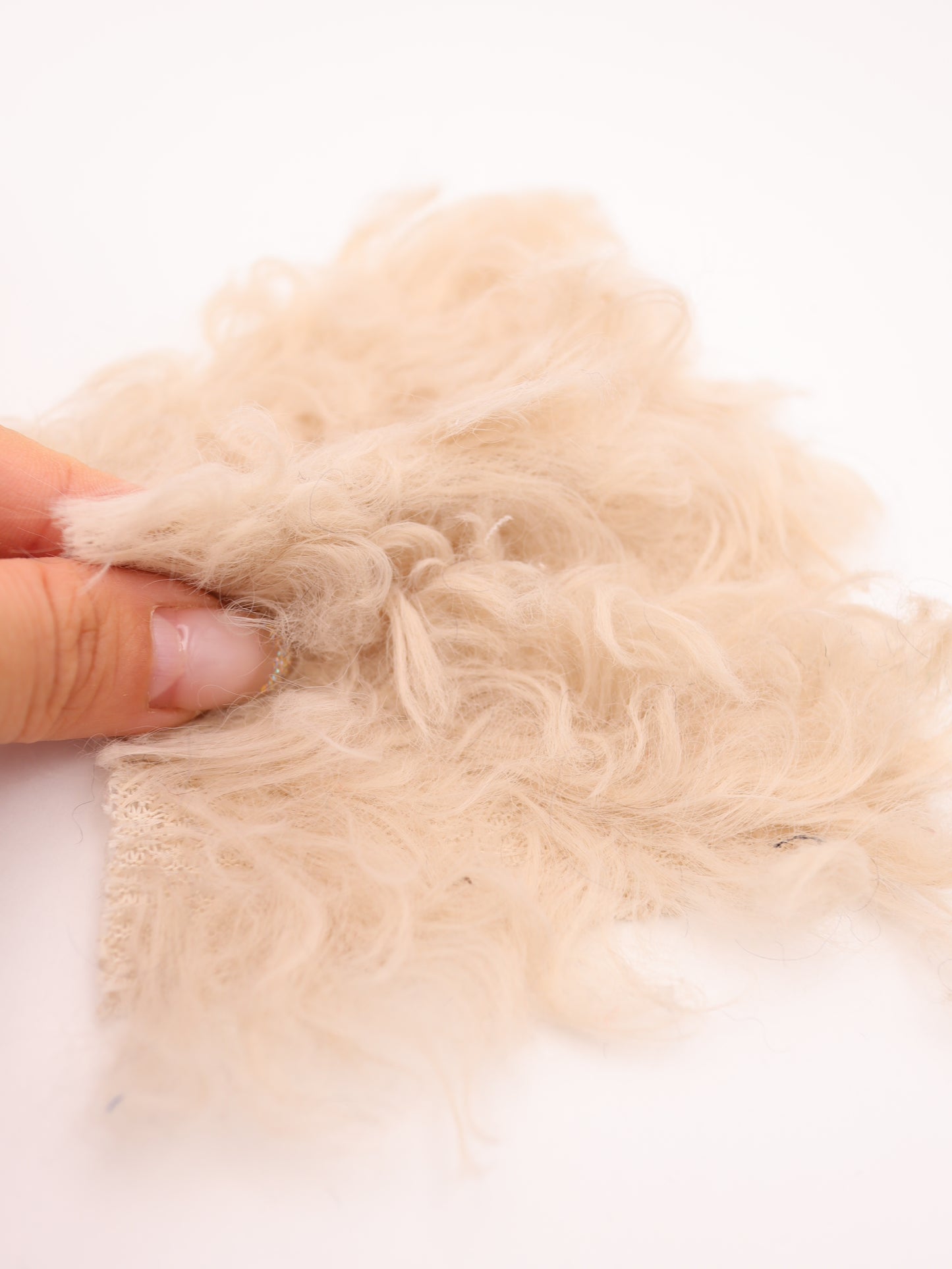 【25AW-037】ふっさふさ超ロングシャギーニット　/0.5ｙあたり=～1325円