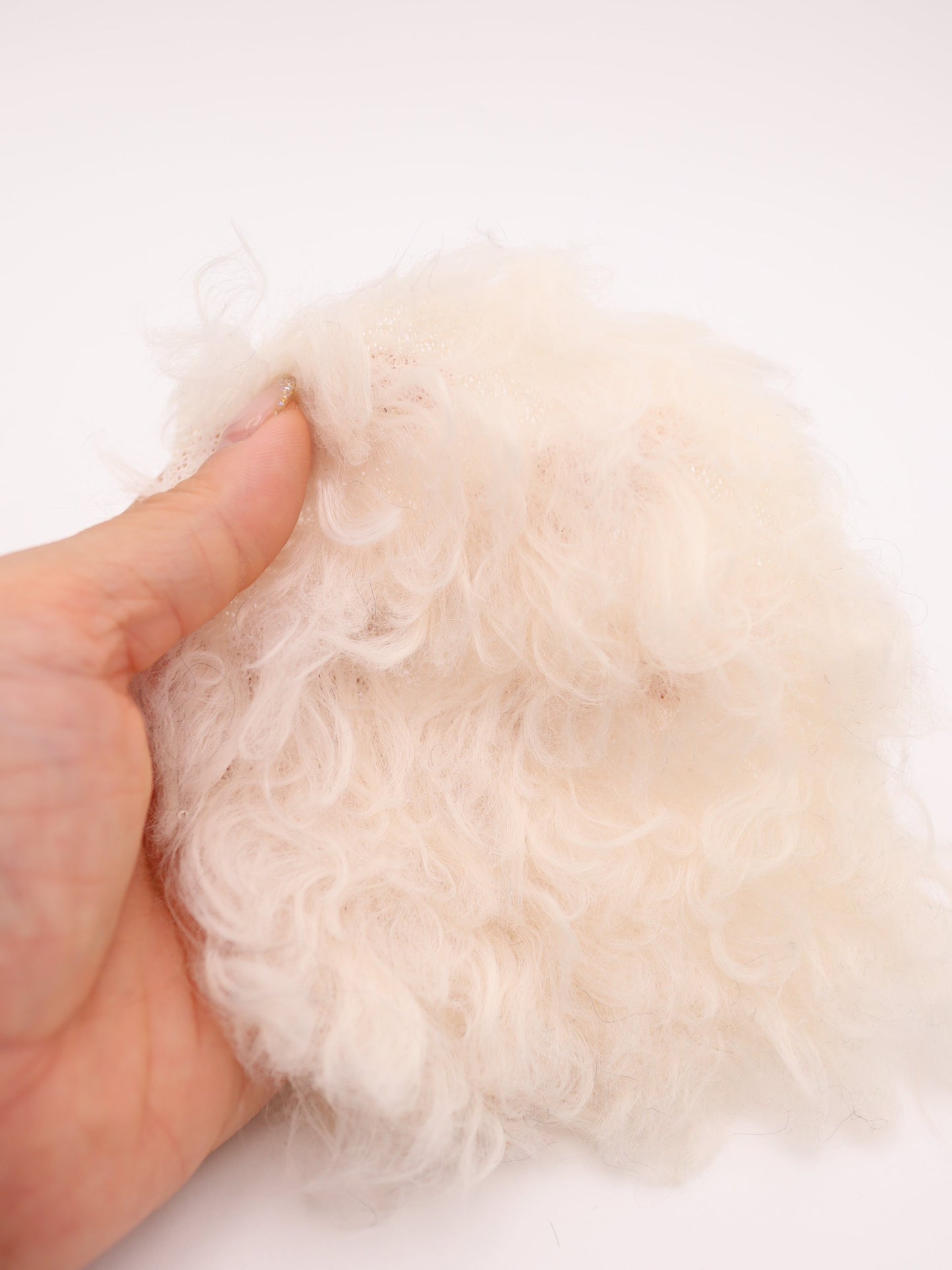 【25AW-037】ふっさふさ超ロングシャギーニット　/0.5ｙあたり=～1325円