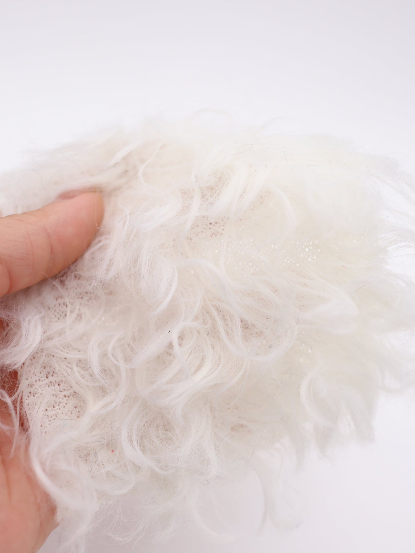 【25AW-037】ふっさふさ超ロングシャギーニット　/0.5ｙあたり=～1325円