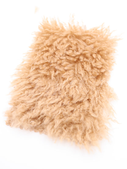 【25AW-027】ふわっふわチベットラム風シャギーニット　/0.5ｙあたり=～1180円