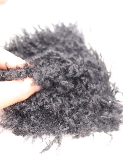 【25AW-027】ふわっふわチベットラム風シャギーニット　/0.5ｙあたり=～1180円