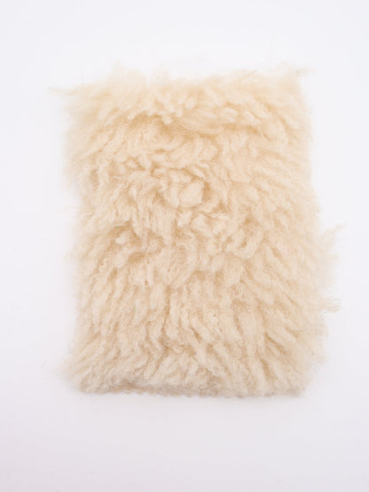 【25AW-027】ふわっふわチベットラム風シャギーニット　/0.5ｙあたり=～1180円