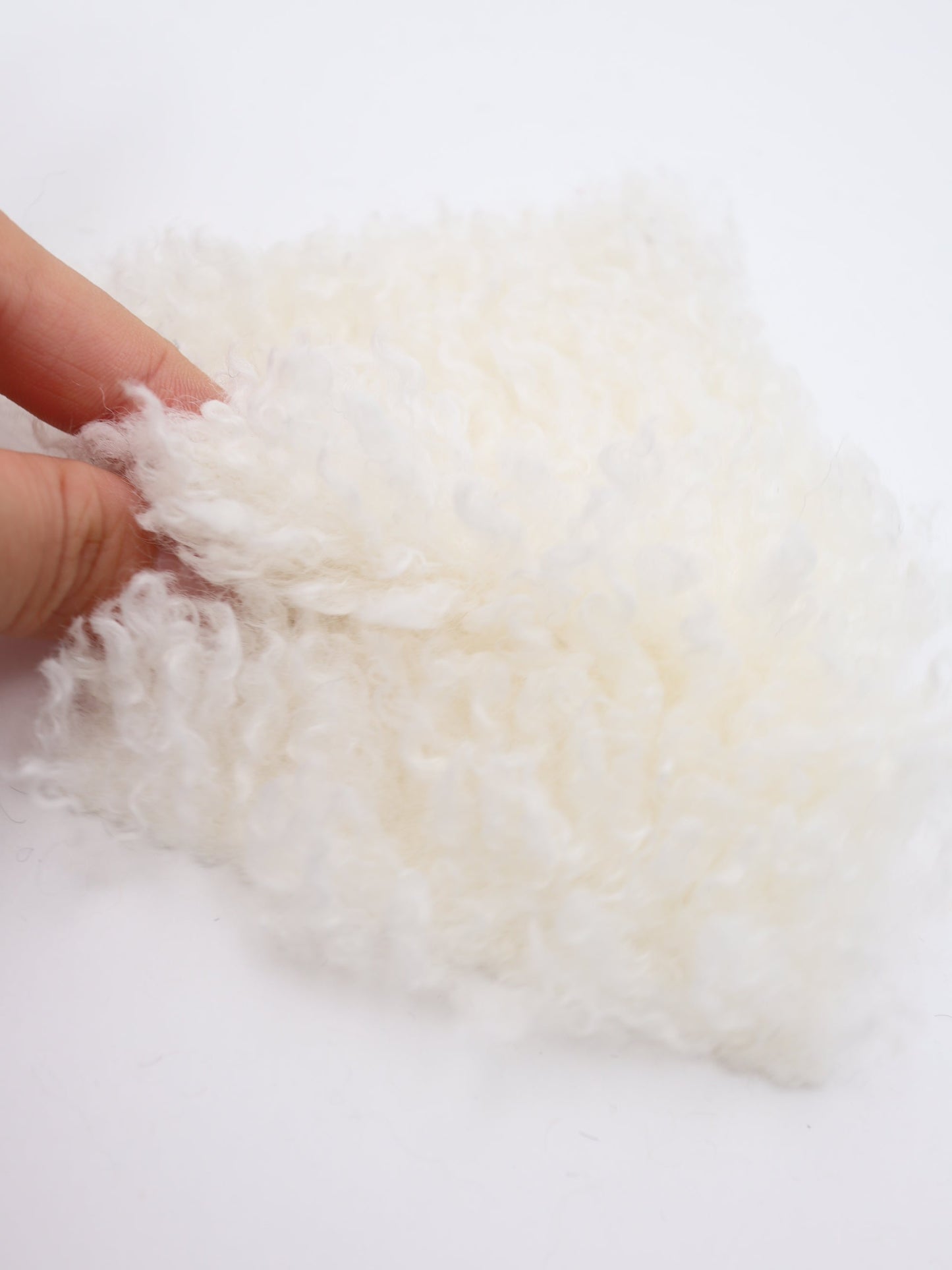 【25AW-027】ふわっふわチベットラム風シャギーニット　/0.5ｙあたり=～1180円