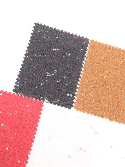 【25AW-036】ウール混カラフルつぶつぶツイード　/0.5ｙあたり=～1160円