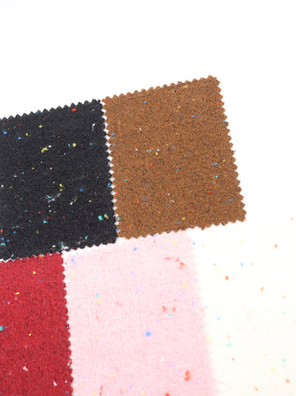 【25AW-036】ウール混カラフルつぶつぶツイード　/0.5ｙあたり=～1160円